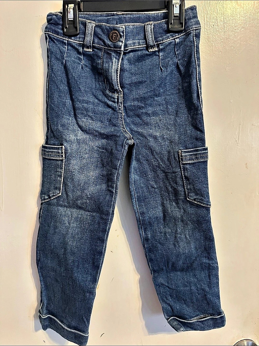 Finding Foxtale Kids Blue Cargo Jeans